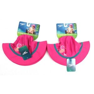 Speedo Lot of 2 UV Bucket Hat Kids Pink Sun Hat UV 50+ Size L/XL